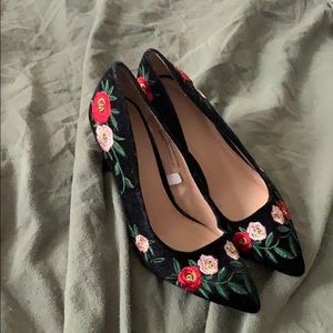 Embroidered Heels